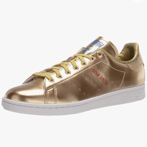 Adidas Originals Stan Smith Legacy Sneaker Gold Metallic kids women’s size US4